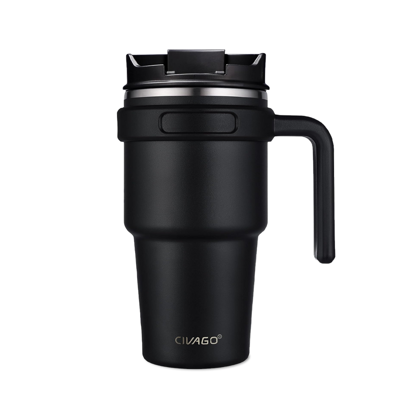 CIVAGO Carry-Handle Coffee Tumbler